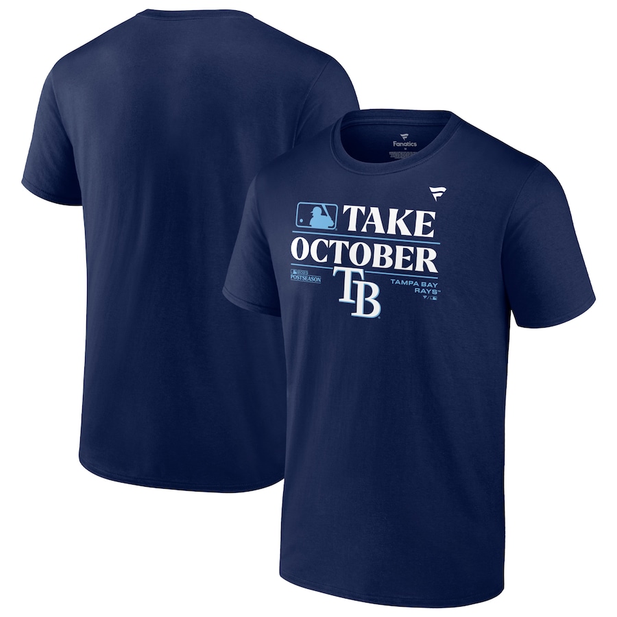 Футболка Tampa Bay Rays Fanatics Branded 2023 Postseason Locker Room – Navy