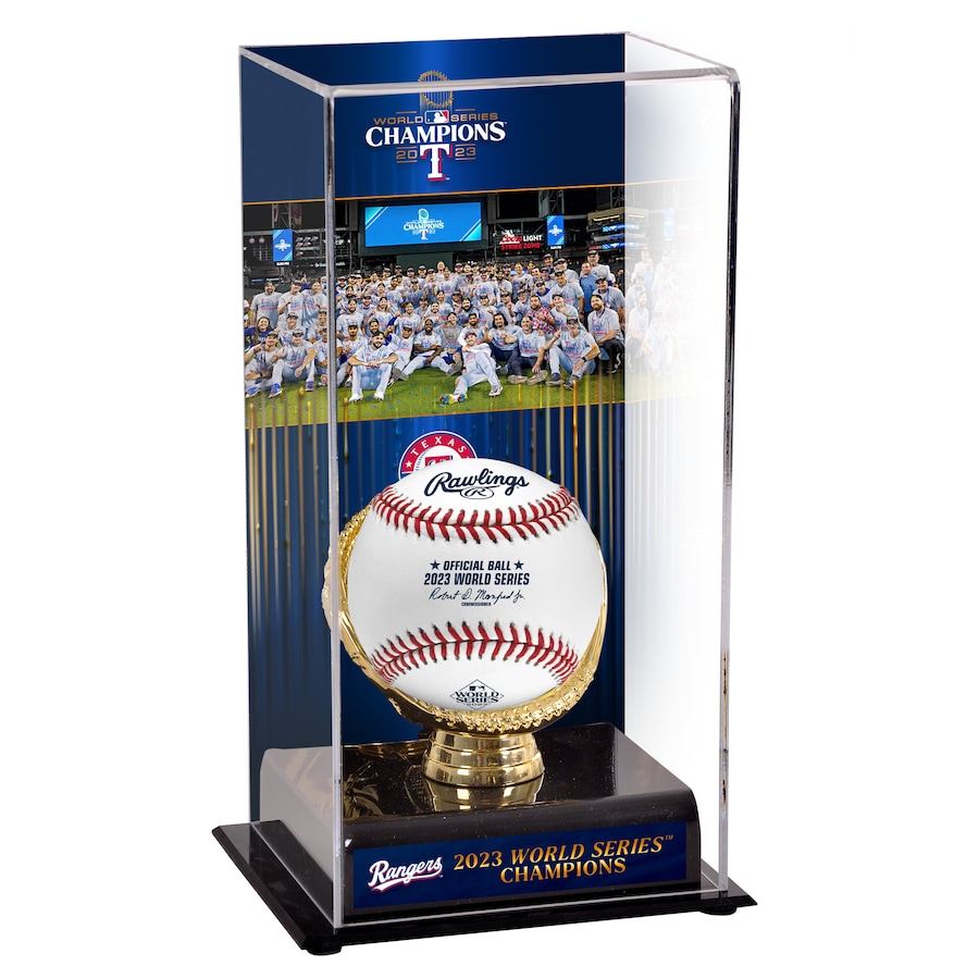  Texas Rangers Fanatics Authentic 2023 MLB World Series Champions Sublimated Display Case with Image