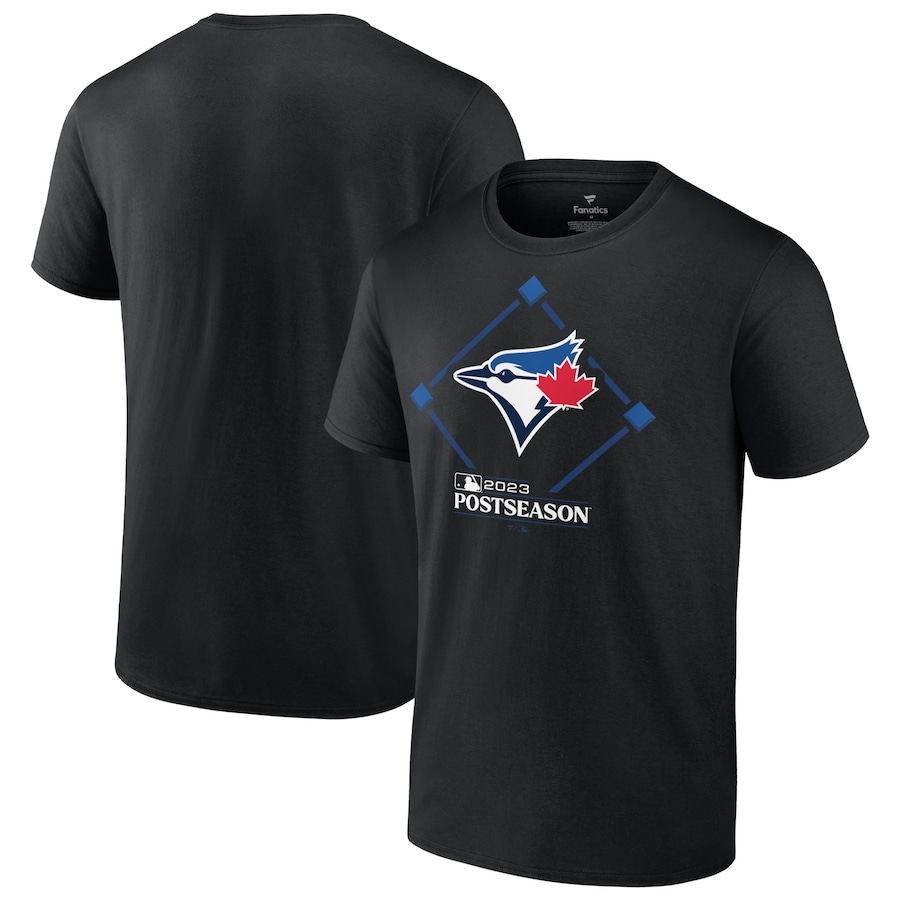  Toronto Blue Jays Fanatics Branded 2023 Postseason Around the Horn T-Shirt - Black