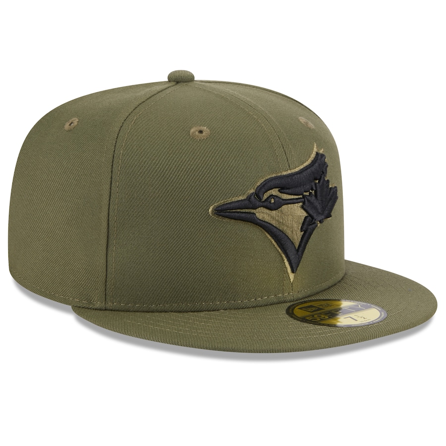  Toronto Blue Jays New Era 2023 Armed Forces Day On-Field 59FIFTY Fitted Hat - Green