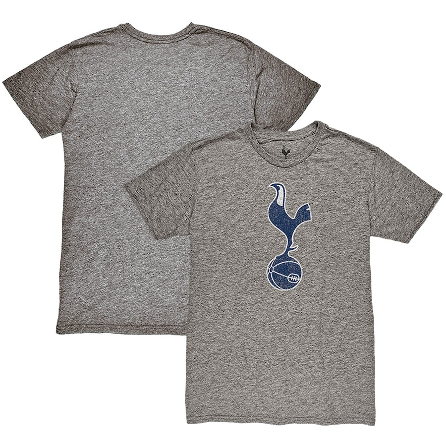  Tottenham Hotspur 1863FC Color Crest Twisted Tri-Blend Slub T-Shirt - Heather Gray