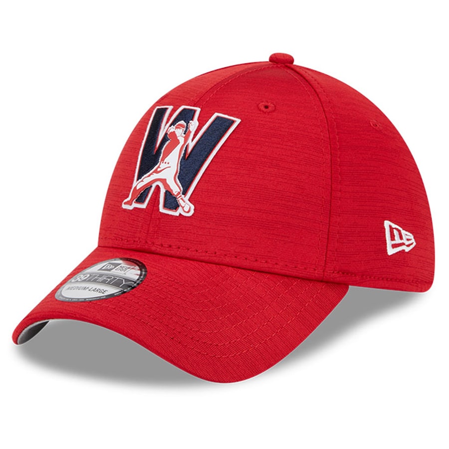  Washington Nationals New Era 2023 Clubhouse 39THIRTY Flex Hat - Red