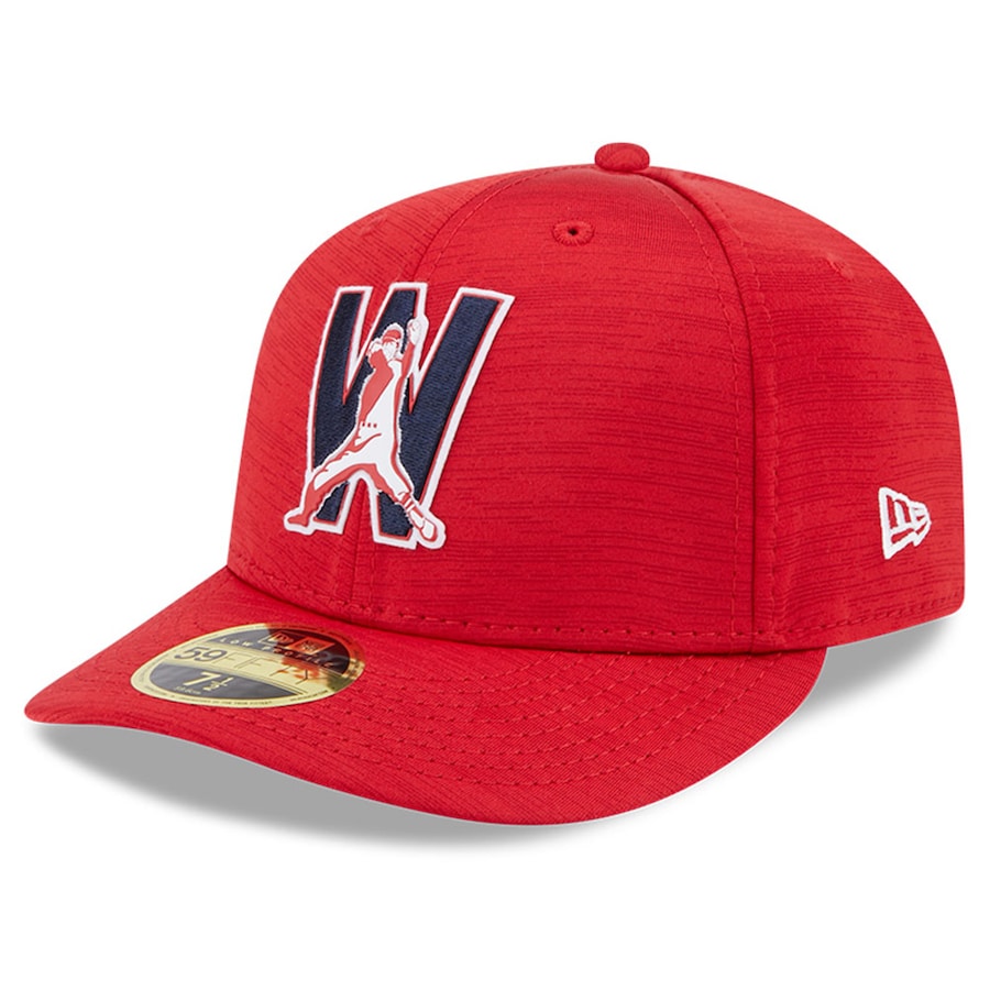  Washington Nationals New Era 2023 Clubhouse Low Profile 59FIFTY Fitted Hat - Red