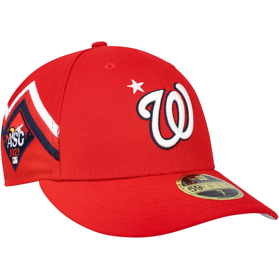  Washington Nationals New Era 2023 MLB All-Star Game Workout Low Profile 59FIFTY Fitted Hat - Red