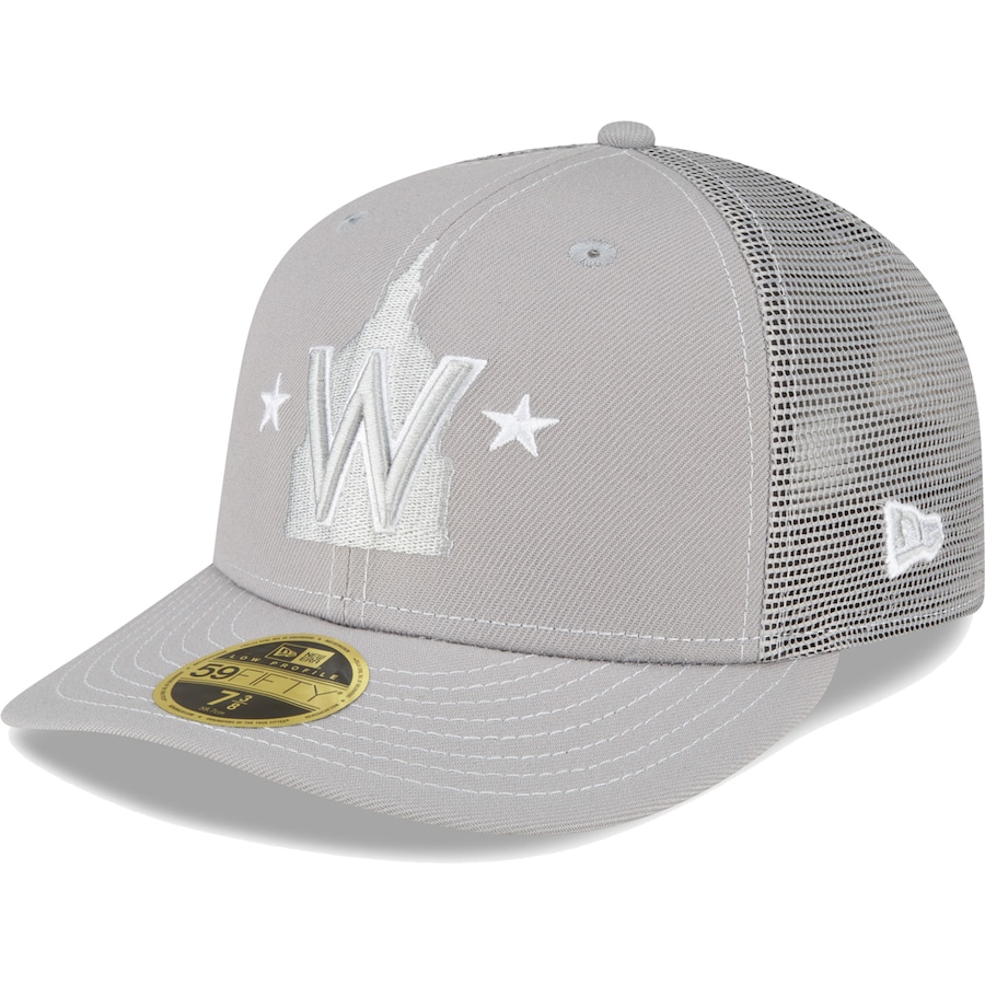 Washington Nationals New Era 2023 On-Field Batting Practice Low Profile 59FIFTY Fitted Hat - Gray