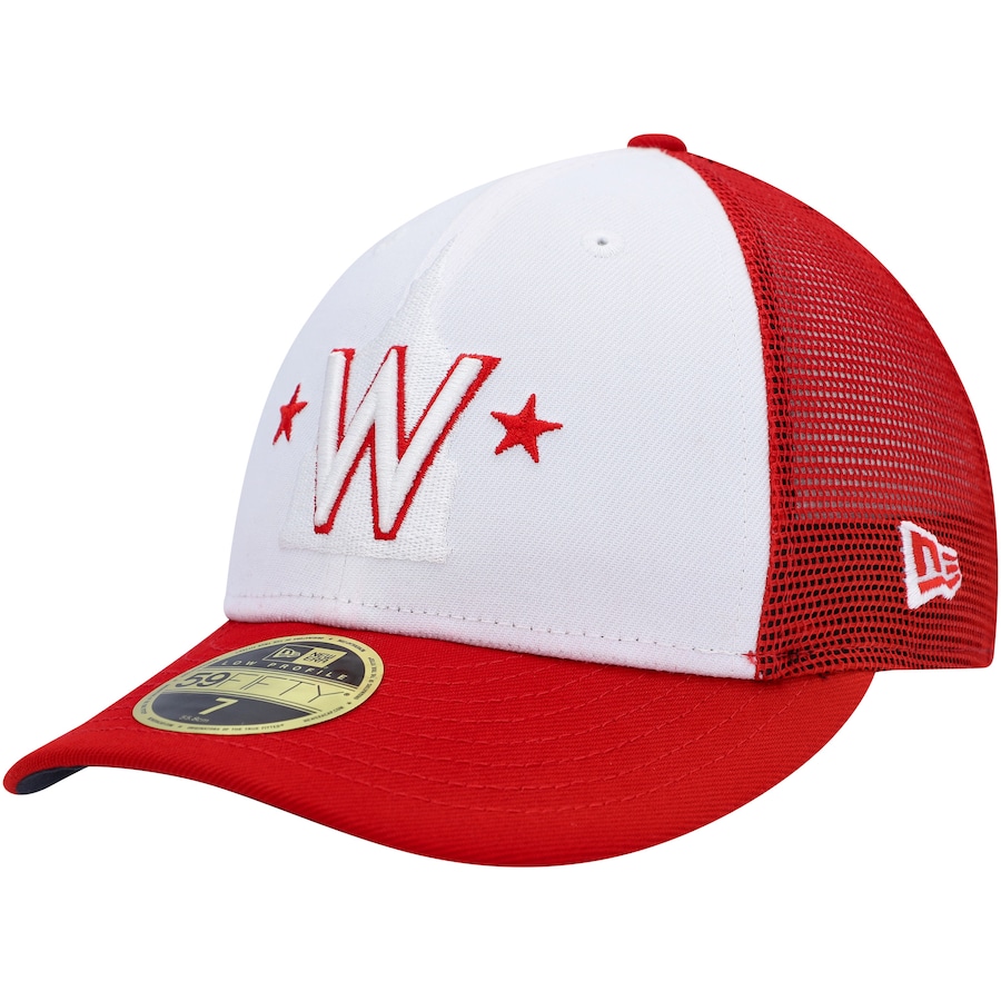 Washington Nationals New Era 2023 On-Field Batting Practice Low Profile 59FIFTY Fitted Hat - White-Red