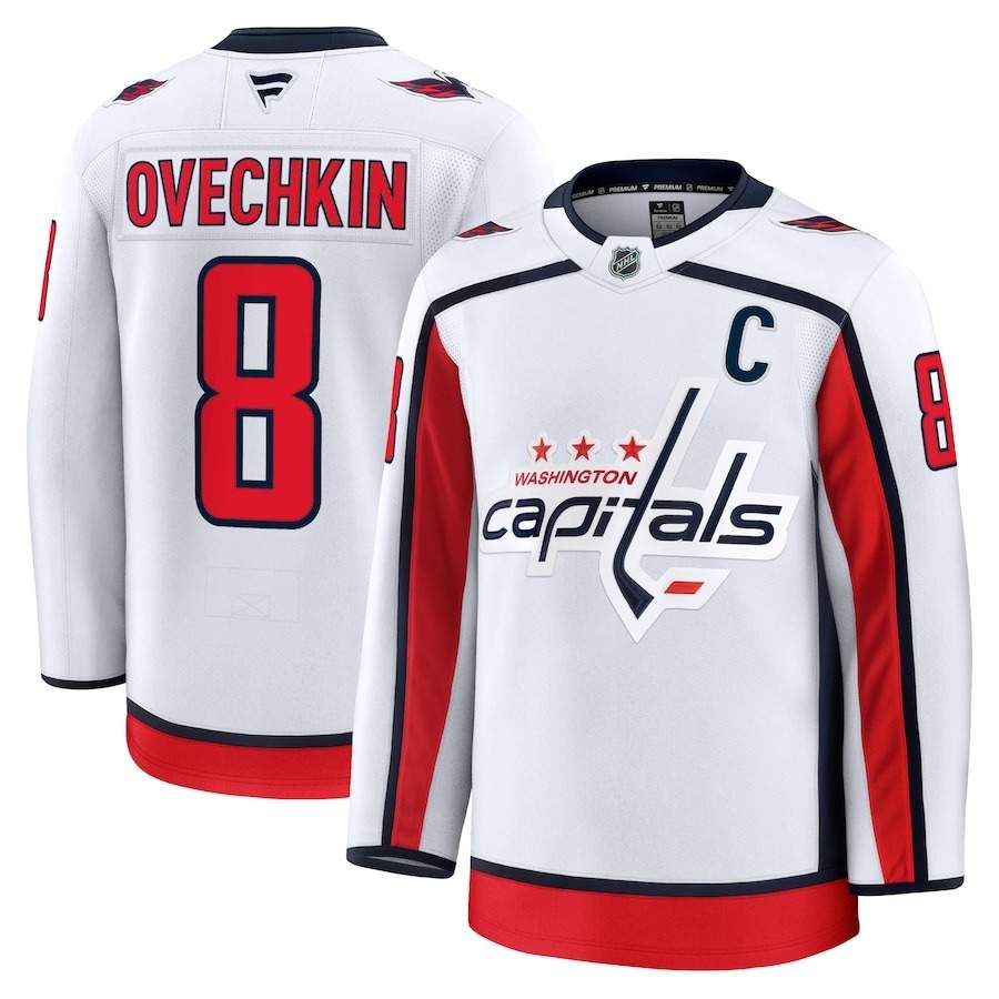 Alexander Ovechkin Washington Capitals Fanatics Away Premium Jersey - White