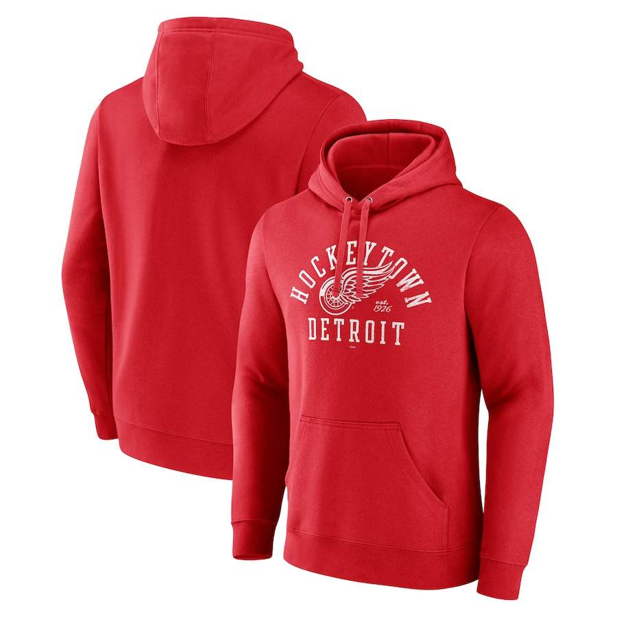 Detroit Red Wings Proclamation Pullover Hoodie - Red