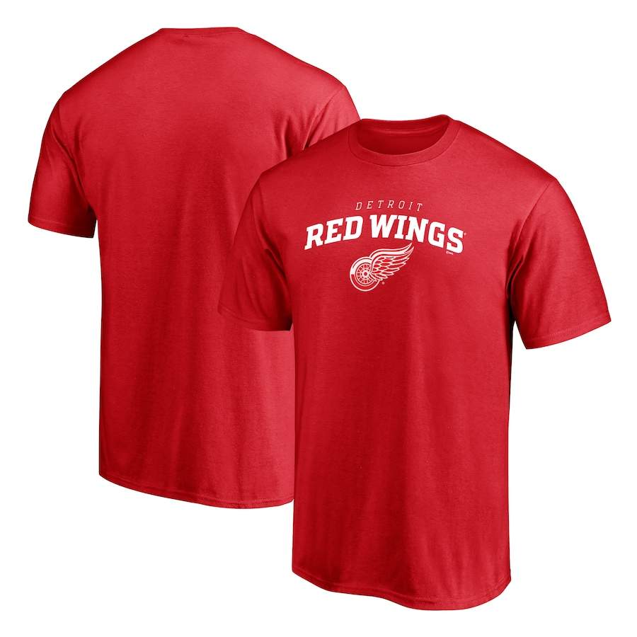  Detroit Red Wings Team Lock Up T-Shirt - Red