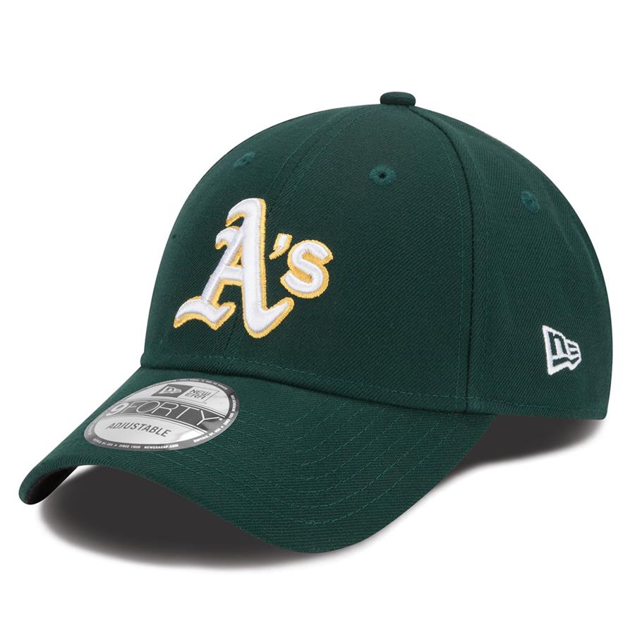Oakland Athletics New Era Men's League 9FORTY Adjustable Hat - Green -