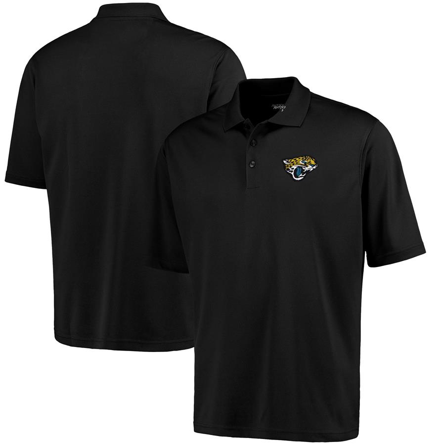 Jacksonville Jaguars Antigua Pique Xtra-Lite Polo - Black