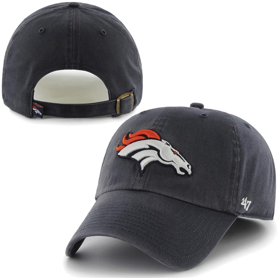 Denver Broncos '47 Brand Cleanup Adjustable Hat - Navy Blue