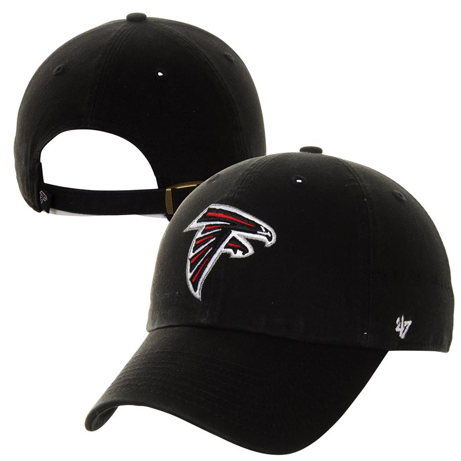 Atlanta Falcons '47 Brand Cleanup Adjustable Hat - Black