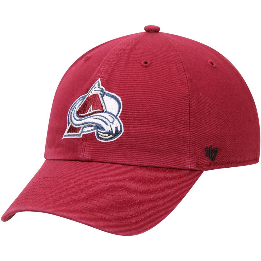 Colorado Avalanche '47 Clean Up Adjustable Hat - Burgundy