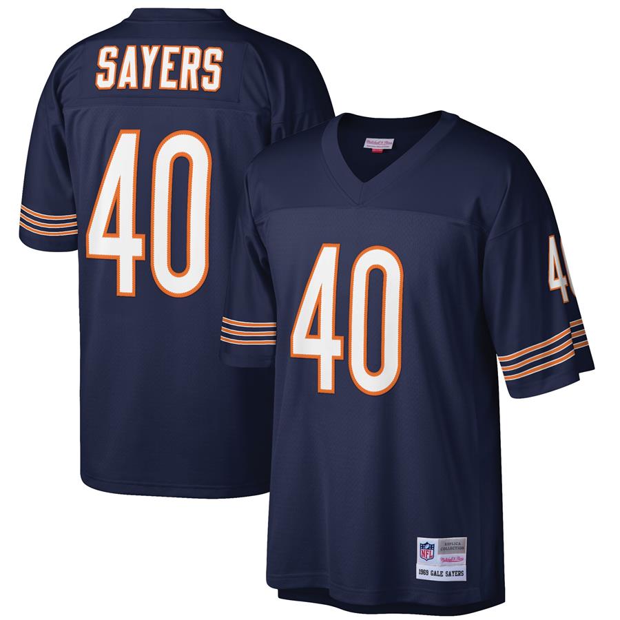 Gale Sayers Chicago Bears Mitchell & Ness Retired Player Legacy Replica Jersey - Navy