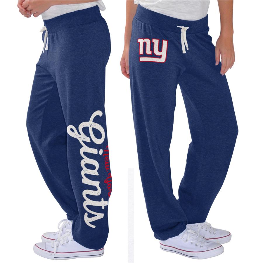 New York Giants G-III 4Her by Carl Banks Women's Scrimmage Fleece Pants - Royal