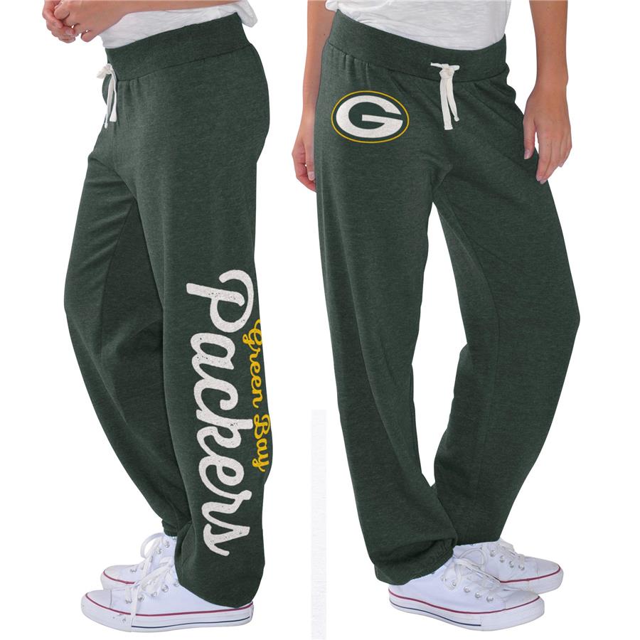 Green Bay Packers G-III 4Her by Carl Banks Women's Scrimmage Fleece Pants - Green