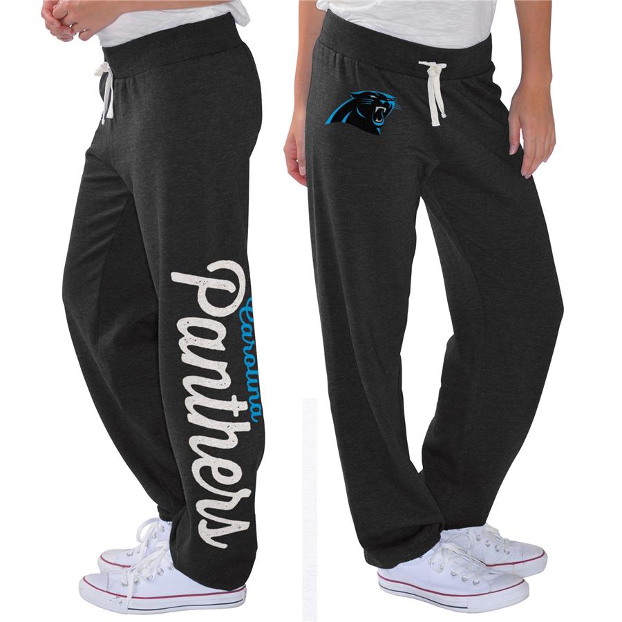 Carolina Panthers G-III 4Her by Carl Banks Women's Scrimmage Fleece Pants - Black