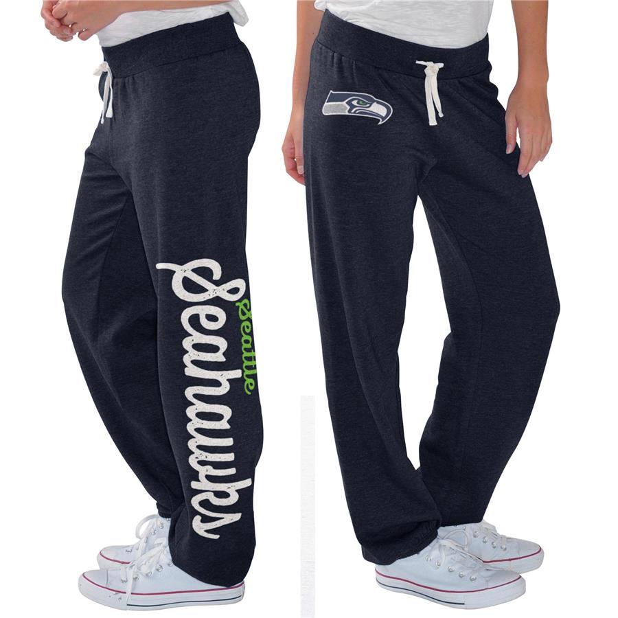 Seattle Seahawks G-III 4Her by Carl Banks Women's Scrimmage Fleece Pants - College Navy