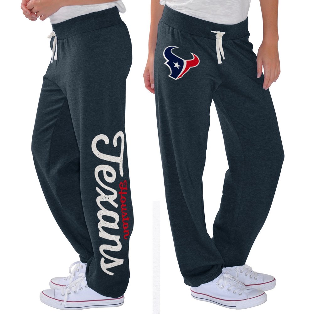 Houston Texans G-III 4Her by Carl Banks Women's Scrimmage Fleece Pants - Navy