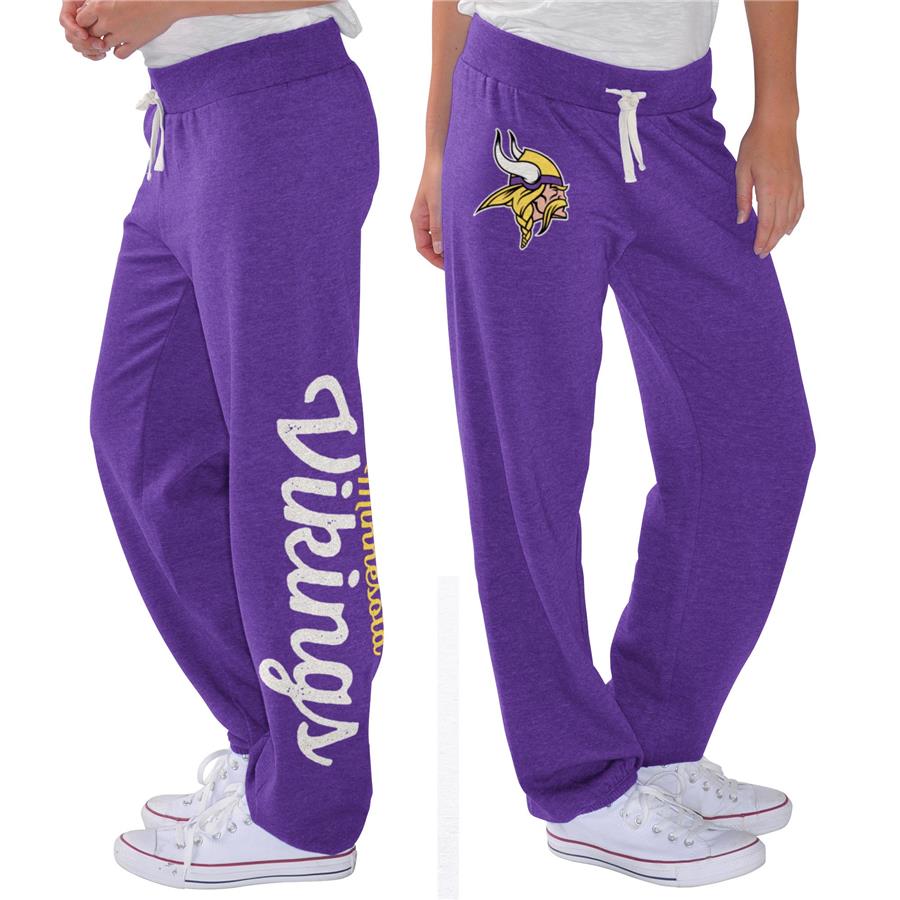 Minnesota Vikings G-III 4Her by Carl Banks Women's Scrimmage Fleece Pants - Purple