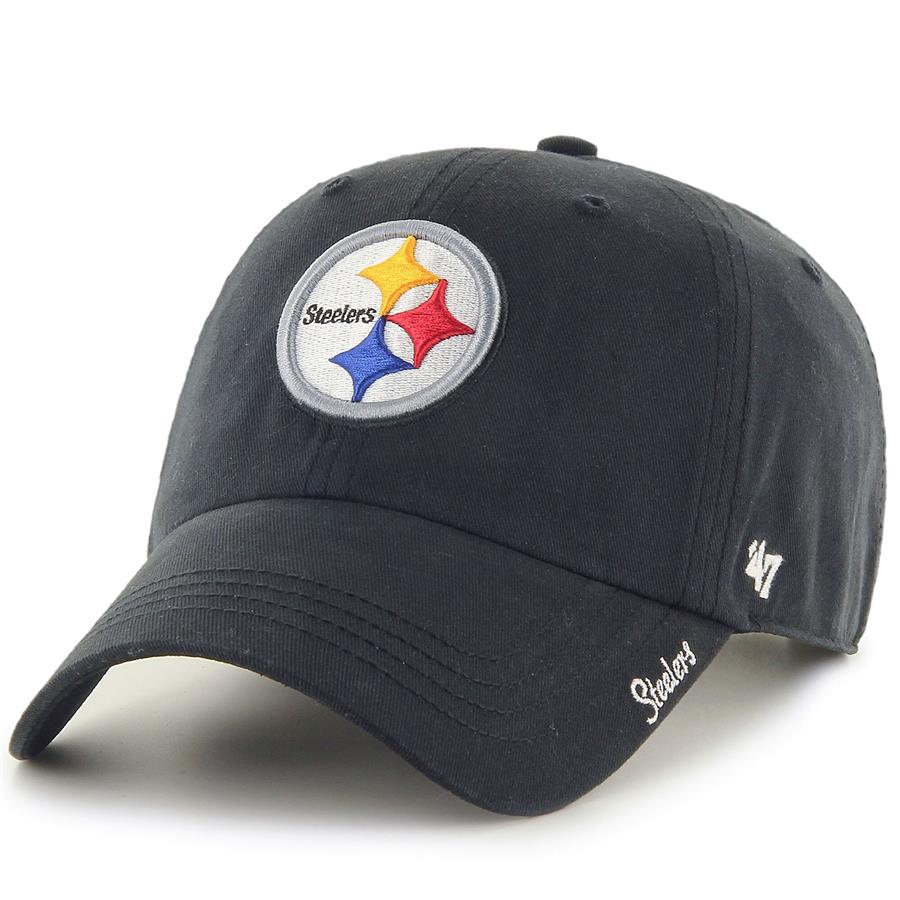 Pittsburgh Steelers '47 Women's Miata Clean Up Adjustable Hat - Black