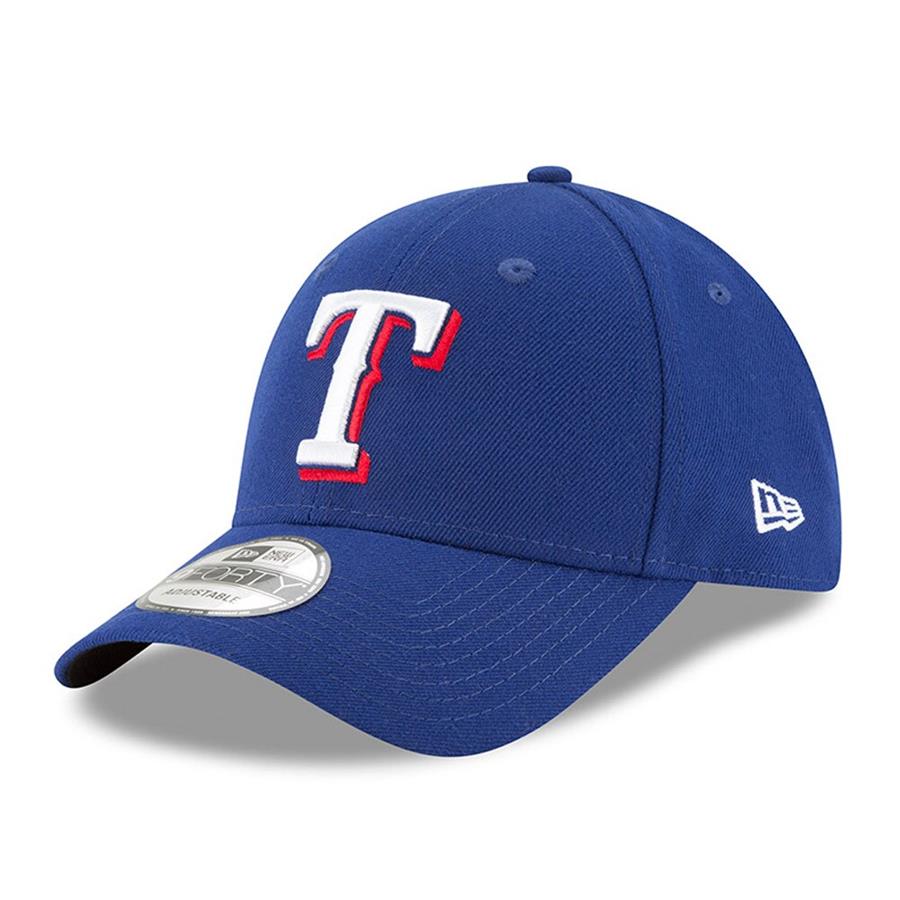 Texas Rangers New Era Men's League 9Forty Adjustable Hat - Royal -