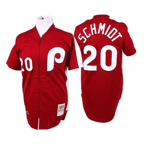 Mike Schmidt 1979 Philadelphia Phillies Mitchell & Ness Authentic Throwback Jersey - Maroon
