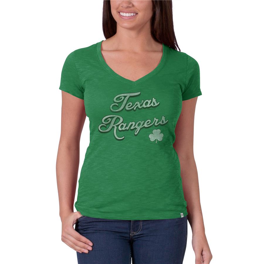 Texas Rangers '47 Women's St. Patrick's Day Scrum T-Shirt - Kelly Green