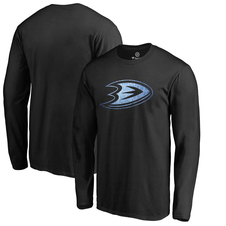 Anaheim Ducks Pond Hockey Long Sleeve T-Shirt - Black