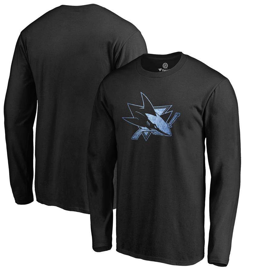 Лонгслив San Jose Sharks Pond Hockey (чёрный)