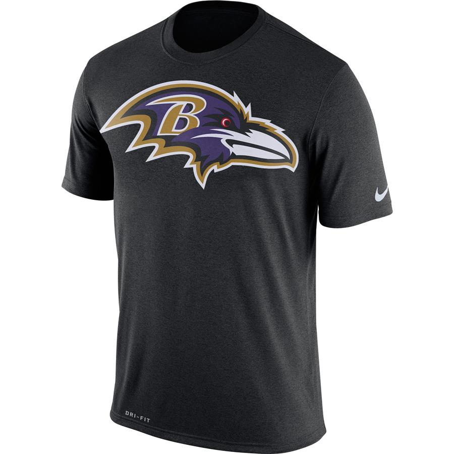 Baltimore Ravens Nike Legend Performance Logo Essential 3 T-Shirt - Black
