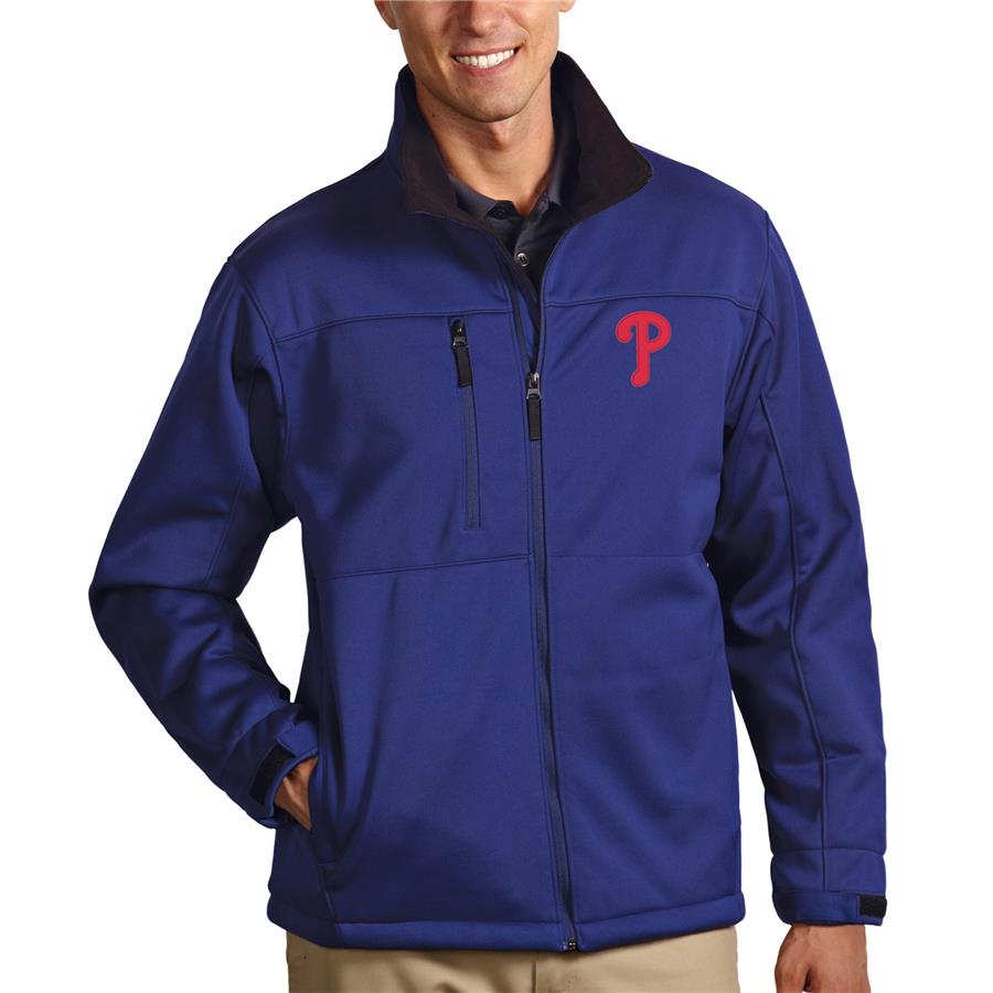 Philadelphia Phillies Antigua Traverse Full-Zip Jacket - Royal