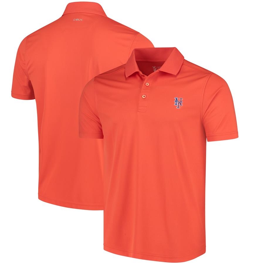 New York Mets CBUK by Cutter & Buck DryTec Fairwood Polo - Orange