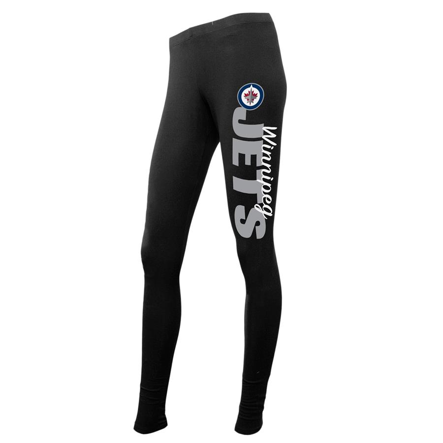 Winnipeg Jets Concepts Sport Women's Solid Leggings - Black