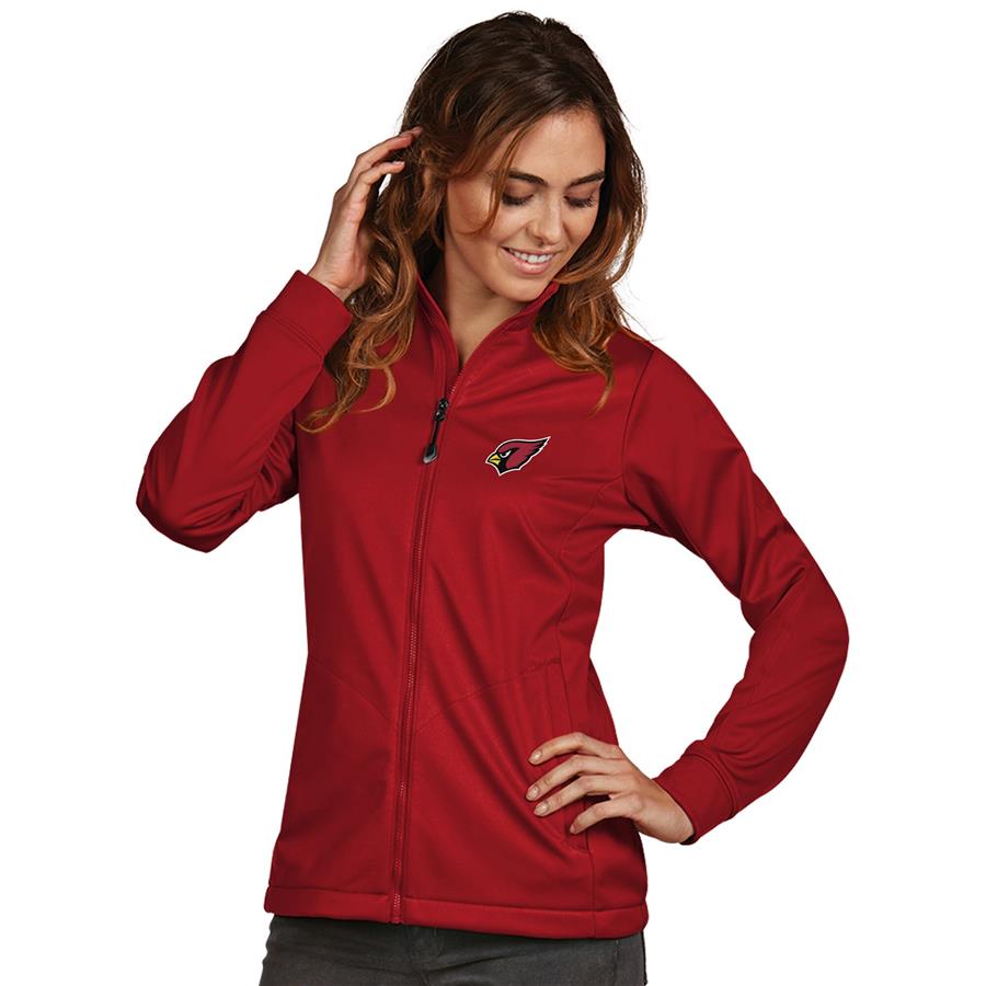 Arizona Cardinals Women's Antigua Full-Zip Golf Jacket - Cardinal