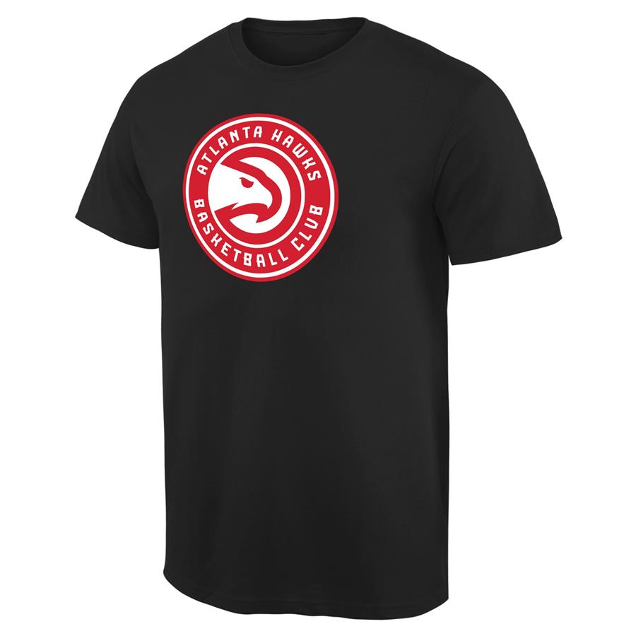 Atlanta Hawks Primary Logo T-Shirt - Black