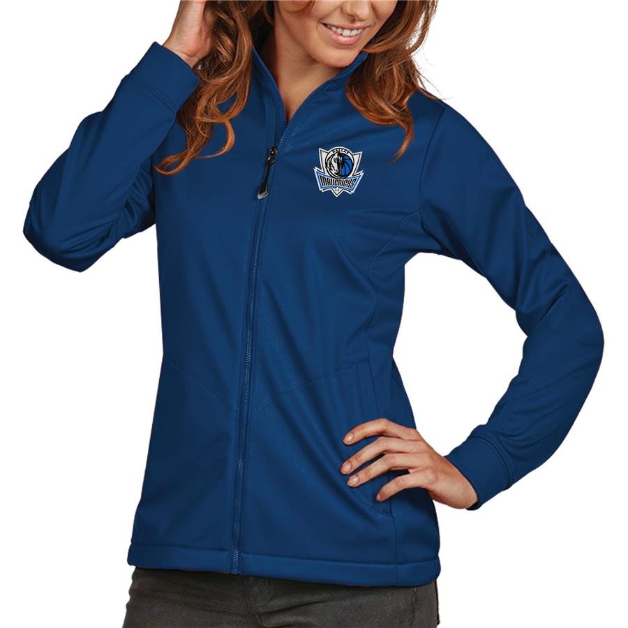 Dallas Mavericks Antigua Women's Golf Full-Zip Jacket - Royal