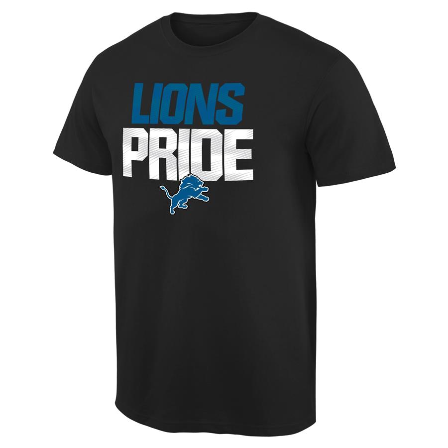 Detroit Lions NFL Pro Line Mantra T-Shirt - Black