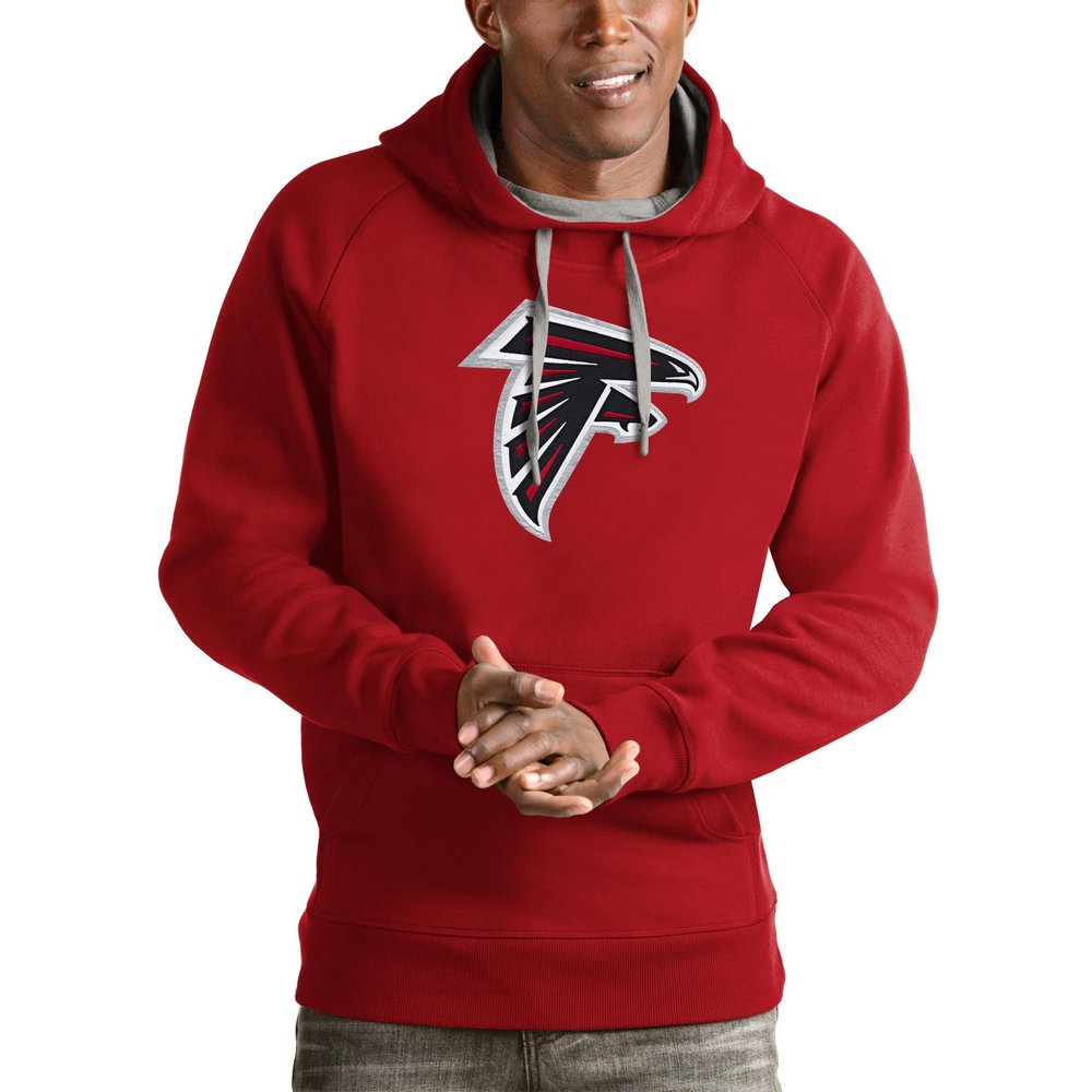 Atlanta Falcons Antigua Victory Pullover Hoodie - Red
