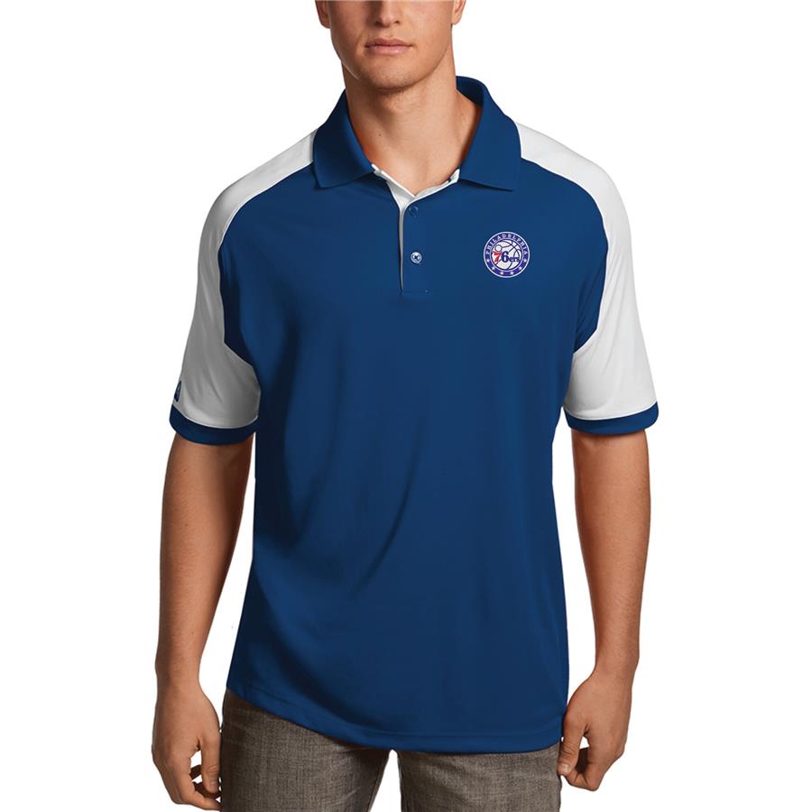 Philadelphia 76ers Antigua Century Desert Dry Polo - Royal