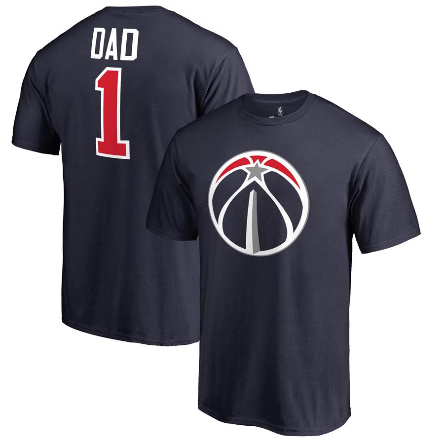 Washington Wizards #1 Dad T-Shirt - Navy
