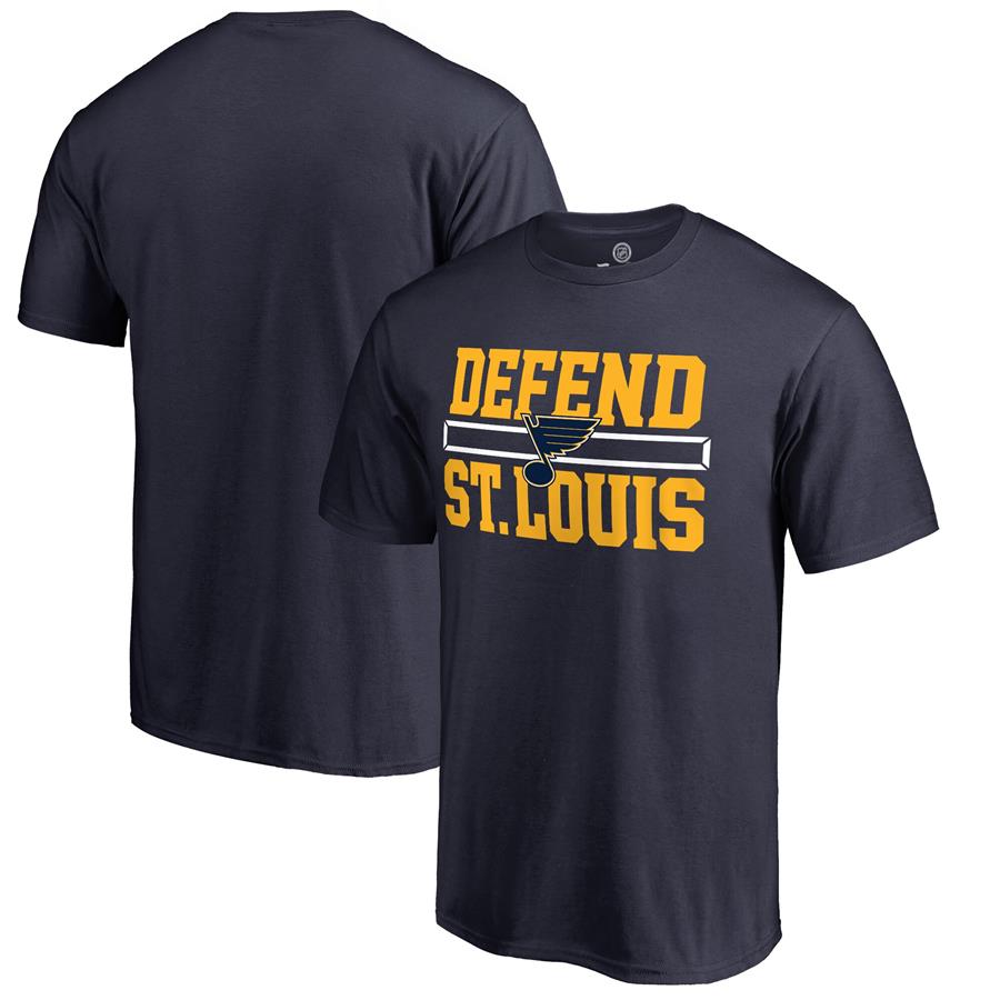 St. Louis Blues Hometown Collection Defend T-Shirt - Navy