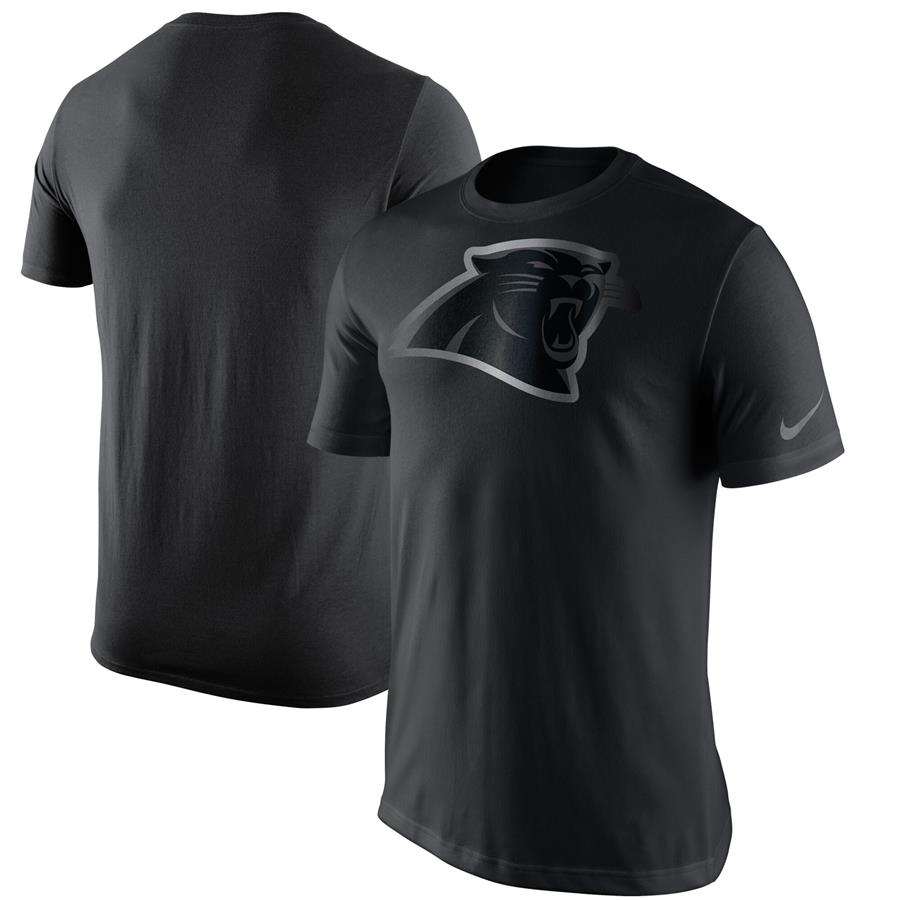Carolina Panthers Nike Champion Drive Reflective T-Shirt - Black