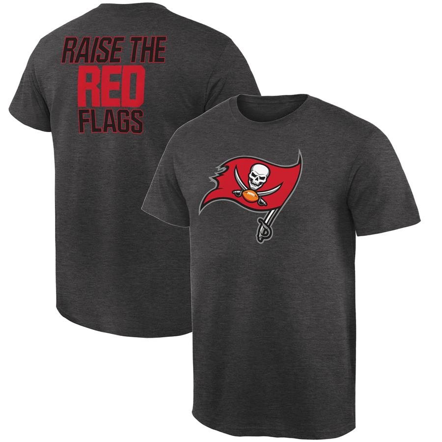Tampa Bay Buccaneers NFL Pro Line by Fanatics Branded Rally Logo T-Shirt - Heathered Gray