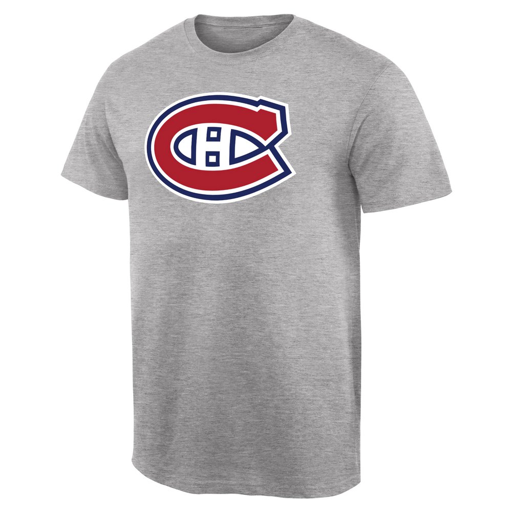 Футболка Montreal Canadiens Team Primary Logo (светло-серый)