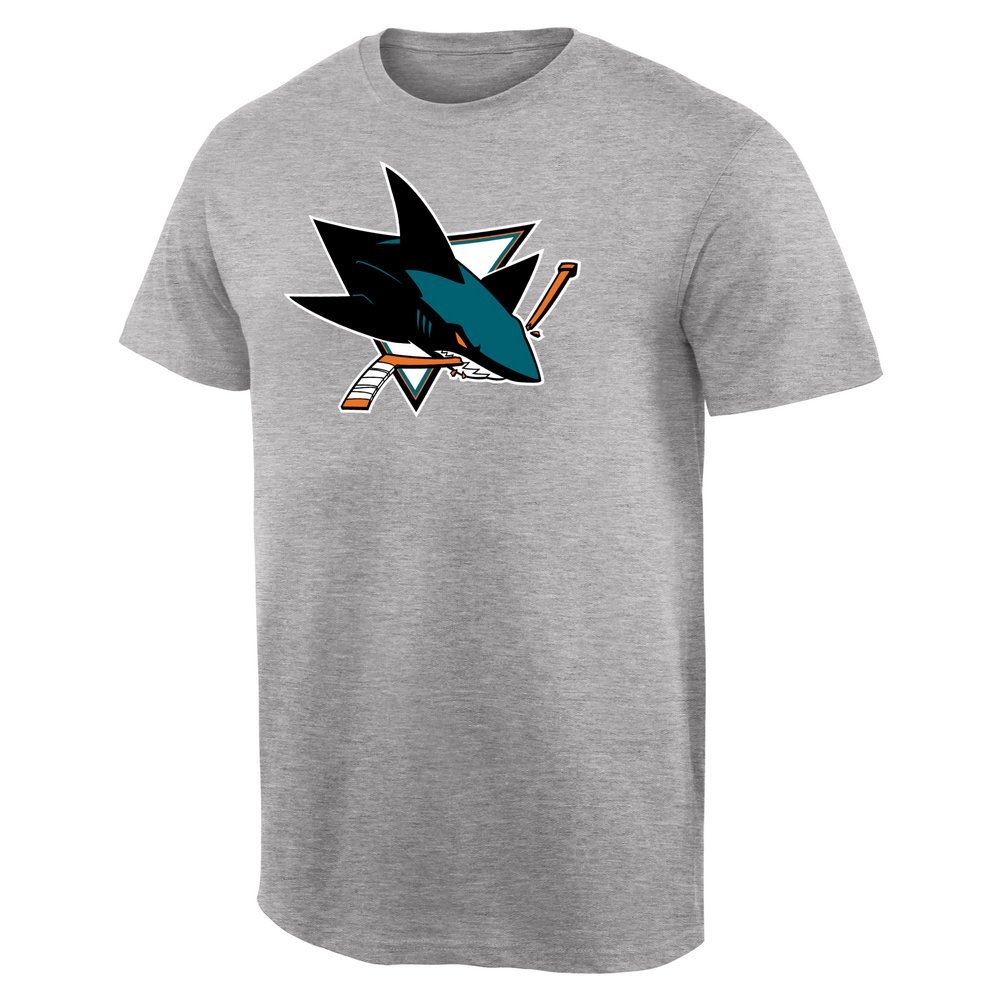 Футболка San Jose Sharks Team Primary Logo (светло-серый)