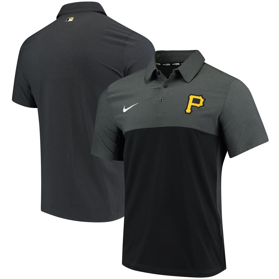 Pittsburgh Pirates Nike Authentic Collection Elite Polo - Black