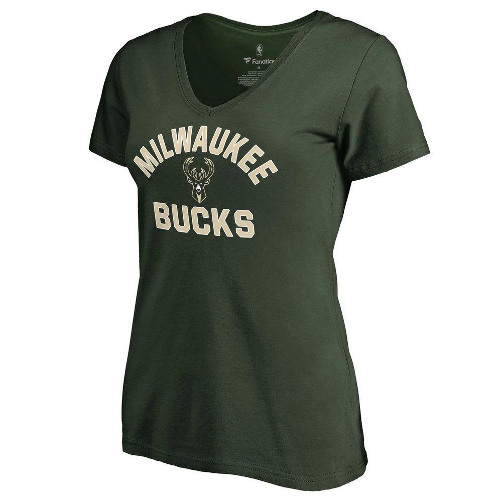Milwaukee Bucks Women's Overtime T-Shirt - Green
