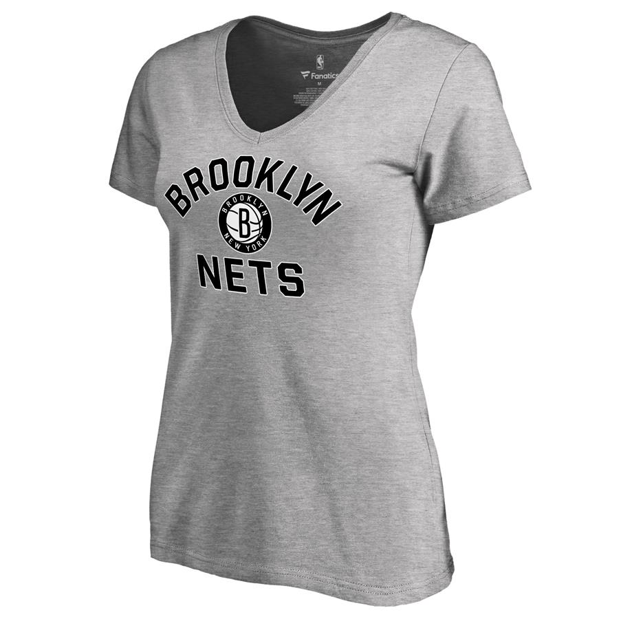 Brooklyn Nets Women's Overtime T-Shirt - Ash